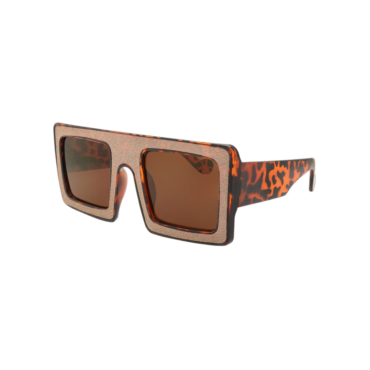 *Sunglasses - Women's Square Dazey Shades - Glitter DS441