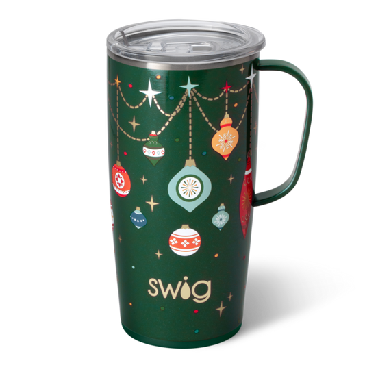 *SWIG Deck the Halls Travel Mug (22oz)