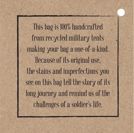 *Military Tent Bag - Backpack