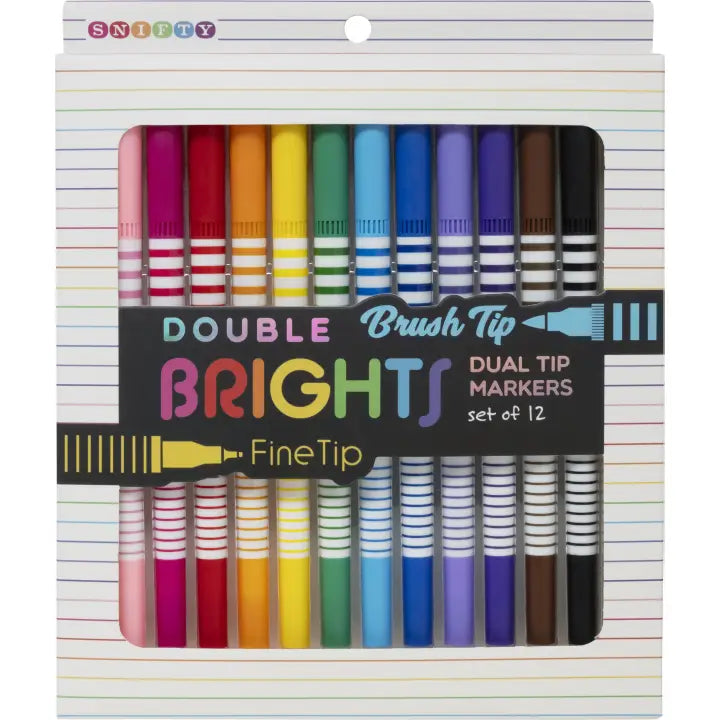 *Marker Set – Double Rainbow Dual Tip Markers