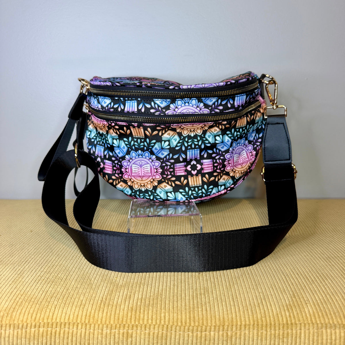 The Roni Nylon Crossbody - Book Mandala