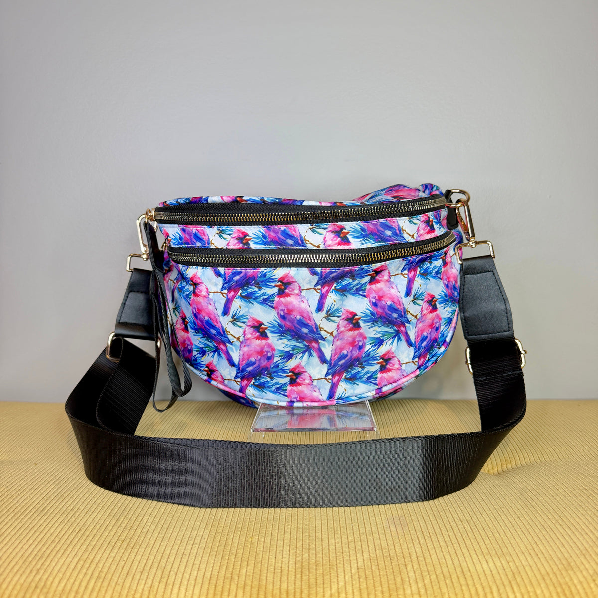 The Roni Nylon Crossbody - Cardinal