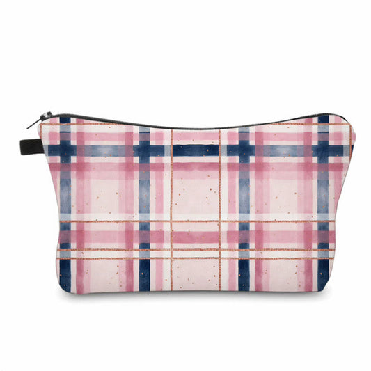 Pouch - Plaid Pink