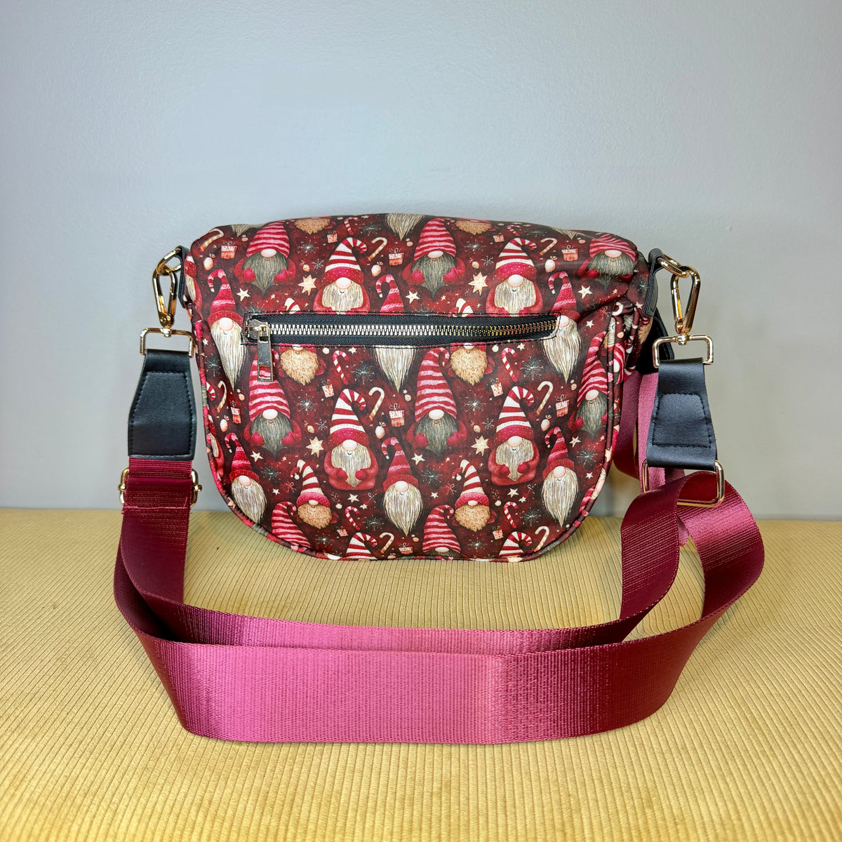 The Roni Nylon Crossbody - Christmas - Gnomes