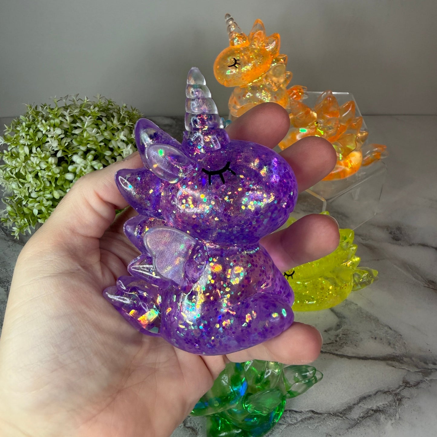 *Squishy Toy - Unicorn Glitter