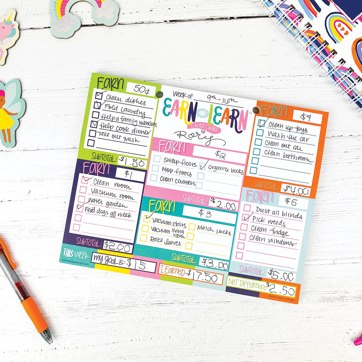 NEW! Happy Habits Bundle for Kids | Chore Chart, Gratitude Journal & Stickers + BONUS App Membership