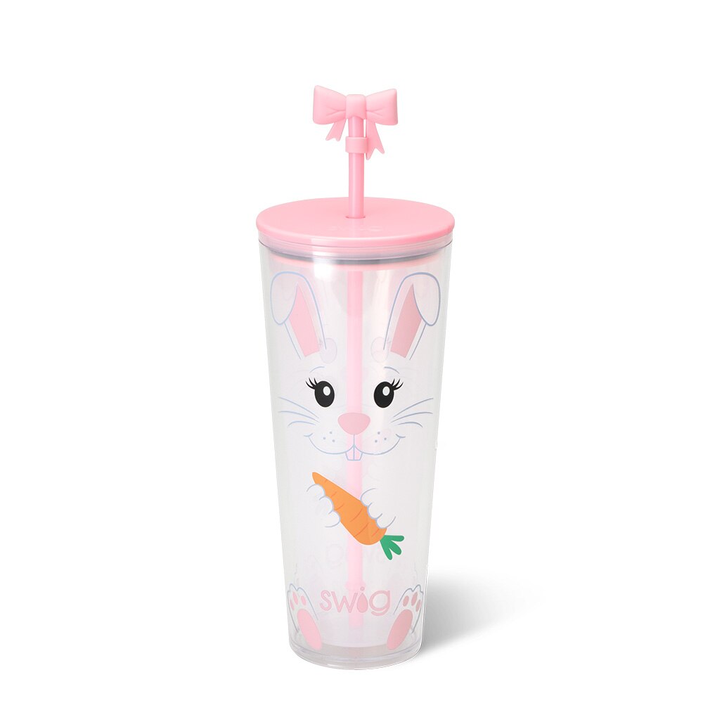 *SWIG Plastic Tumbler 24oz - Easter Bunny