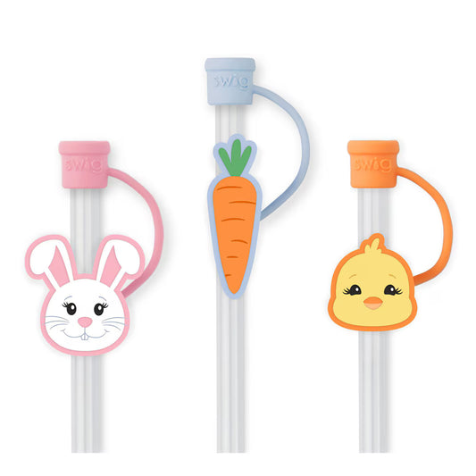 *SWIG Straw Topper Set - Easter Bunny