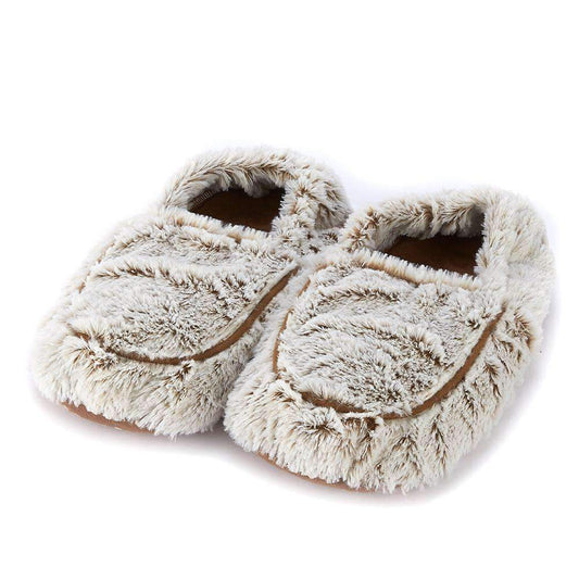 *Warmies Slippers Marshmallow Brown