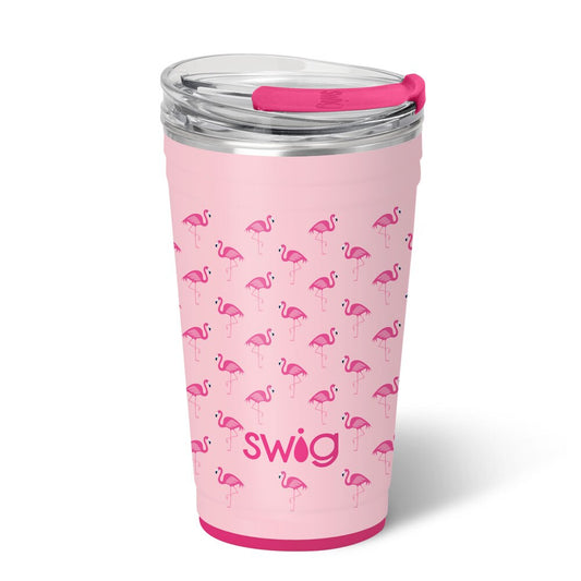 *SWIG - Party Cup (24oz) - Flamingos
