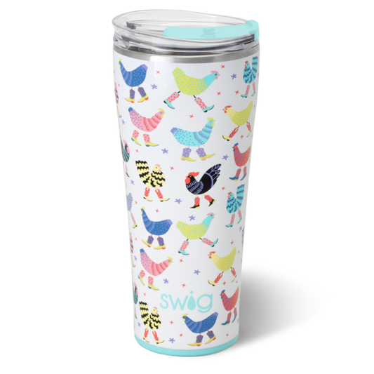*SWIG Funky Chicken Tumbler (32oz)