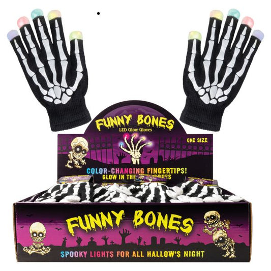 *Gloves - Funny Bones LED Glow Gloves