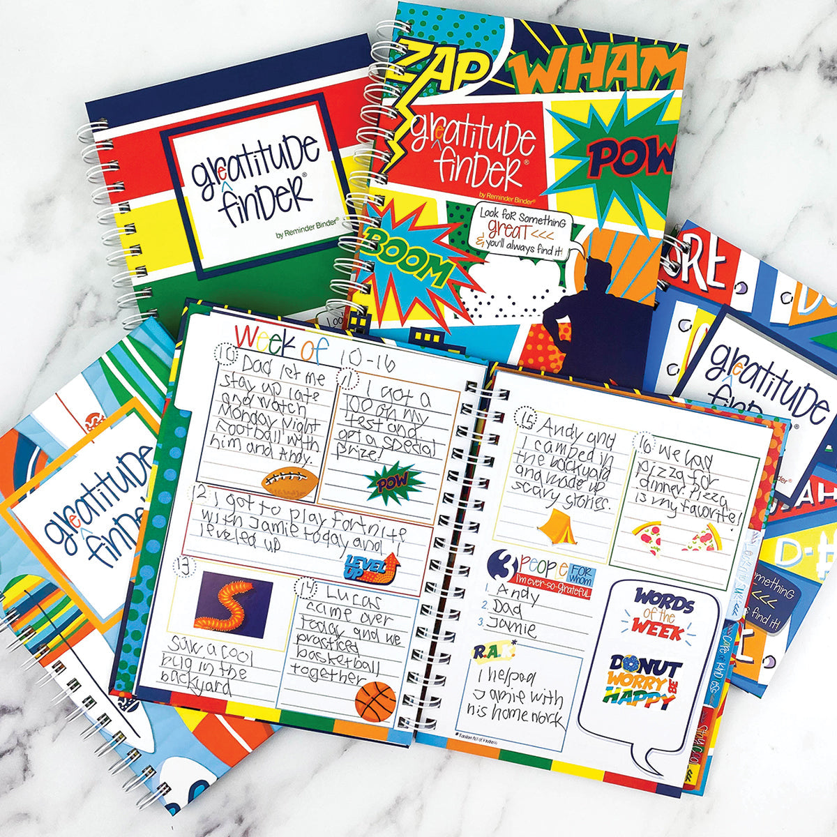 Gratitude Finder® Journals for Boys | Hang 10 - Denise Albright® 