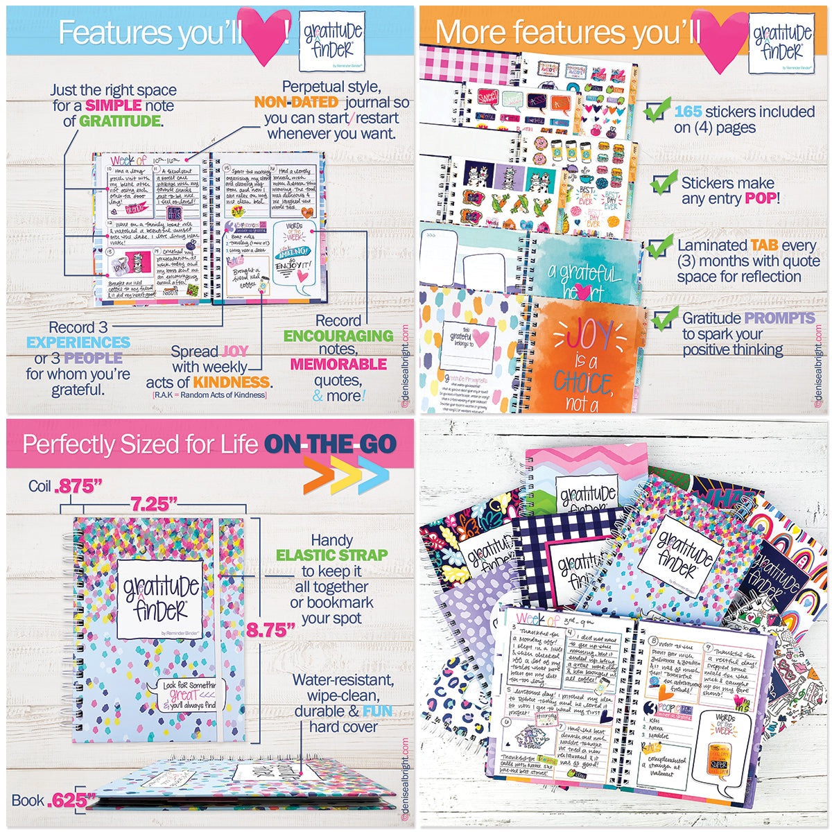 NEW! 2026 Goal Getter Bundle + 2026 Mini Calendar | Reminder Binder® Planner, Gratitude Finder® Journal and Budget Binder™