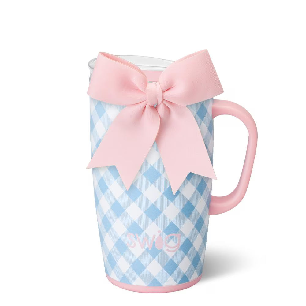 *SWIG Coffee Mug 18oz - Gingham