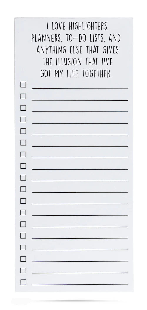 *List Pad - I Love Highlighters, Planners, To-Do List...