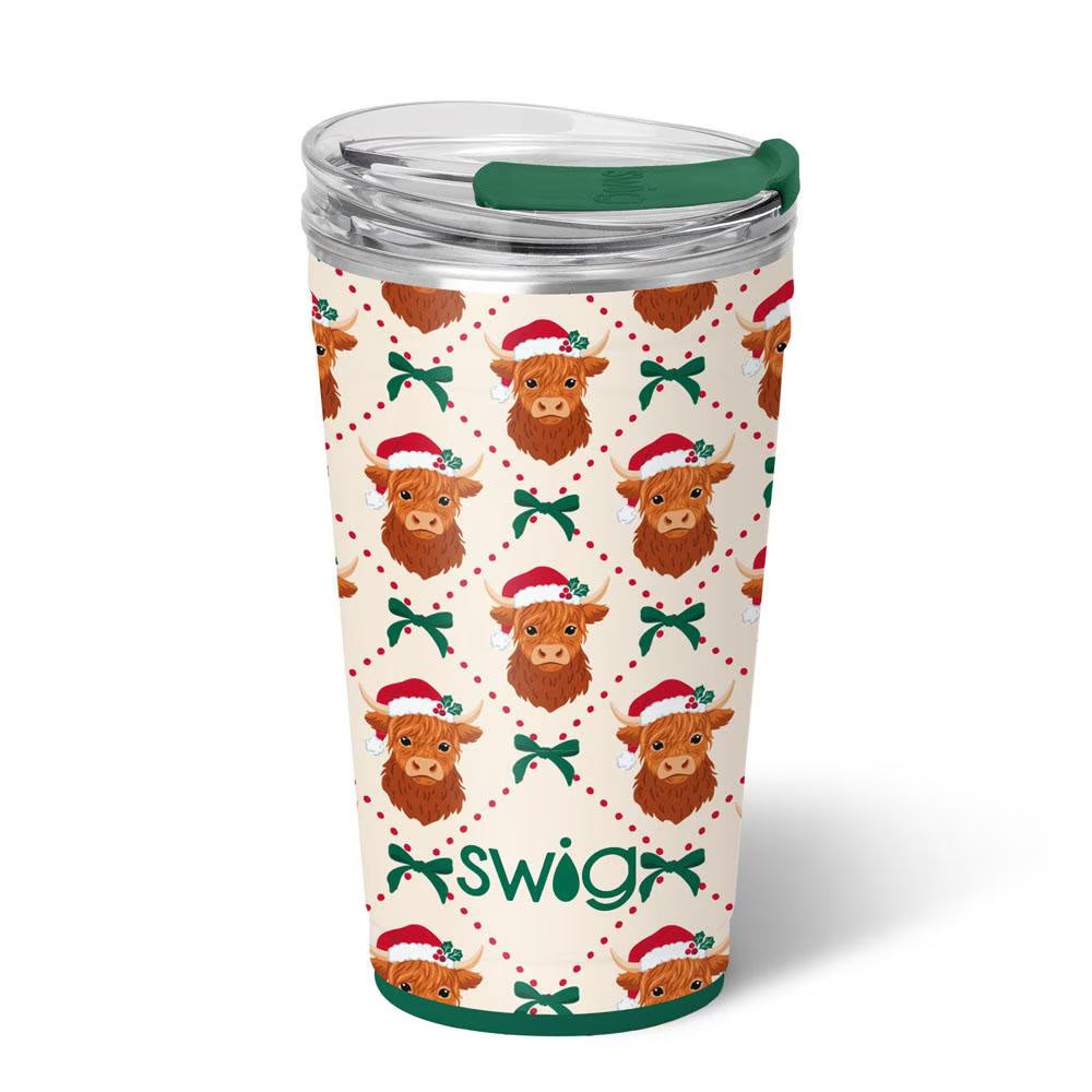 *SWIG - Party Cup (24oz) - Holiday Herd