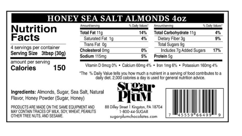 *Nuts - Honey Sea Salt Almonds