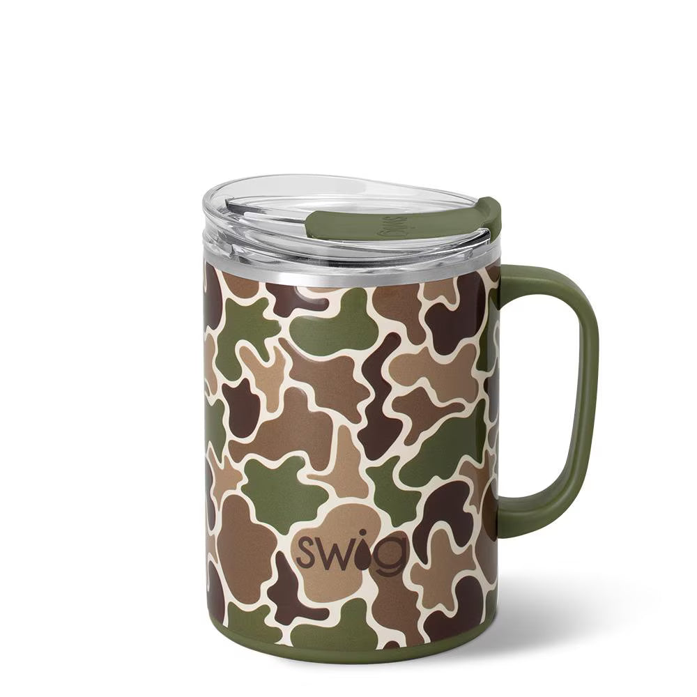 *Large Camper Mug 24oz - Hunting Camo