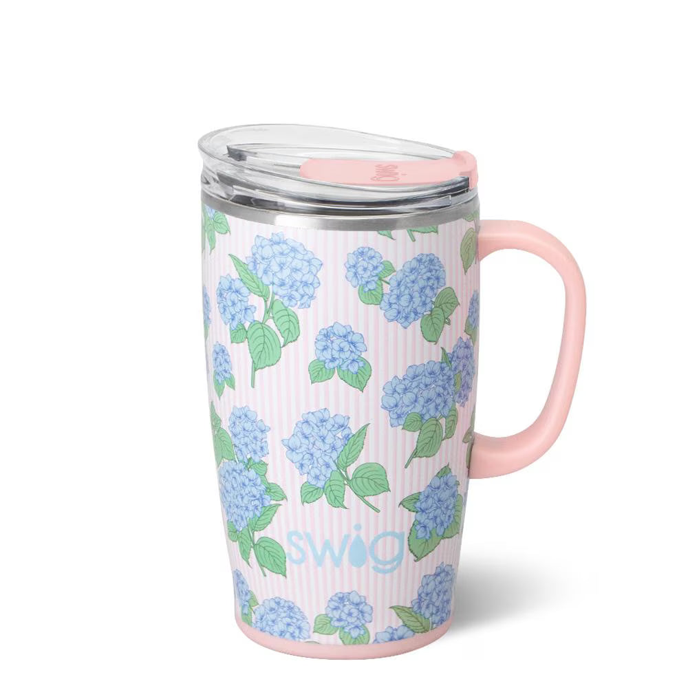 *SWIG Coffee Mug 18oz - Hydrangeas