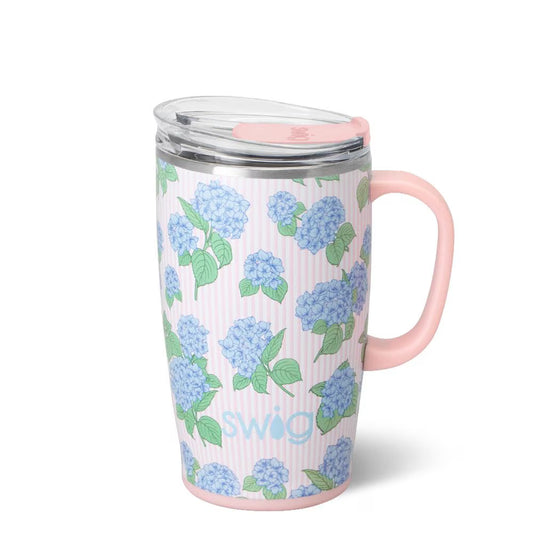 *SWIG Coffee Mug 18oz - Hydrangeas