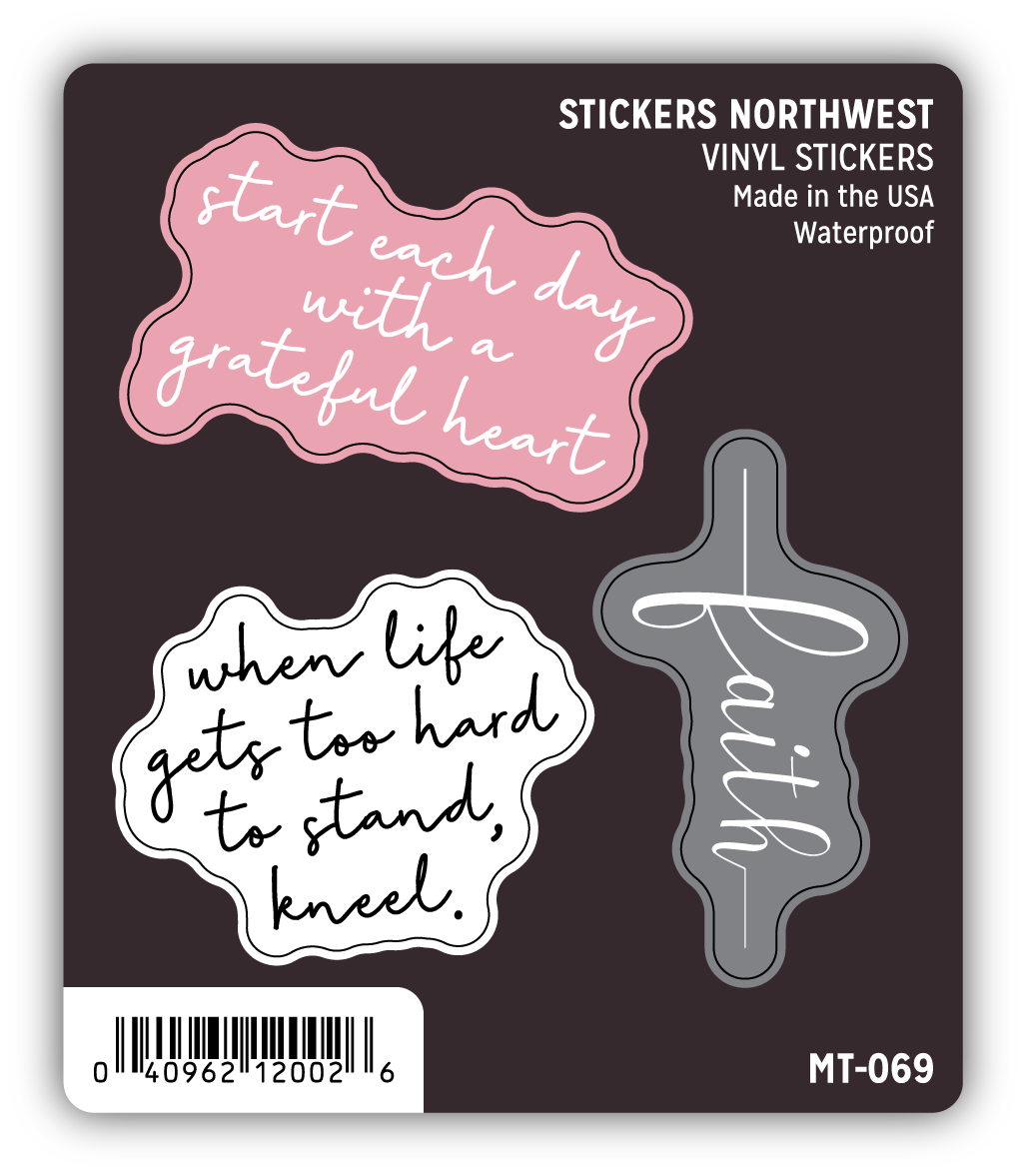 *Sticker Mini Trio - Faith
