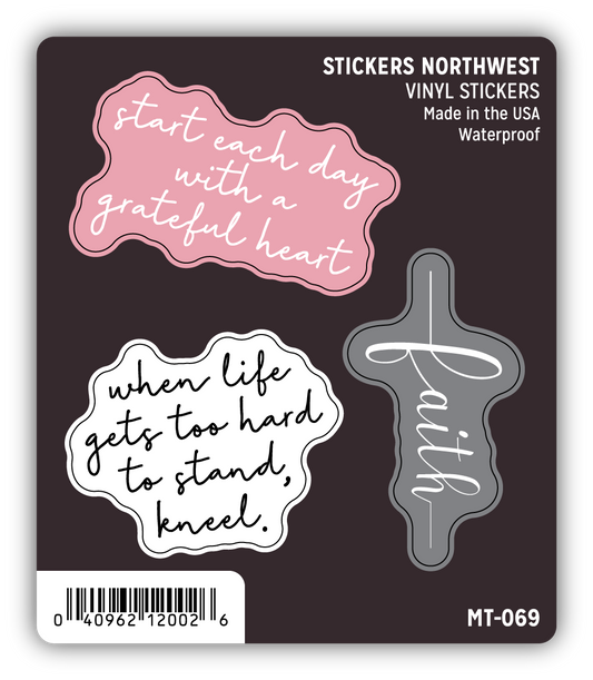 *Sticker Mini Trio - Faith