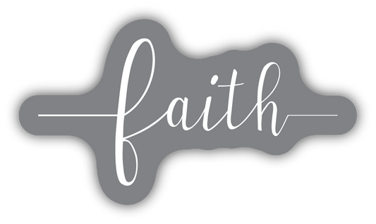 *Sticker - Faith Cross