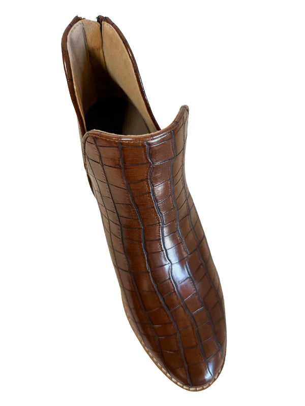 *Corkys Womens Vanish Bootie - Brown Croc