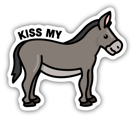 *Sticker - Kiss My Donkey