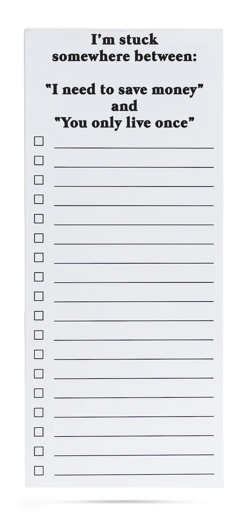 *List Pad - I'm Stuck Somewhere Between