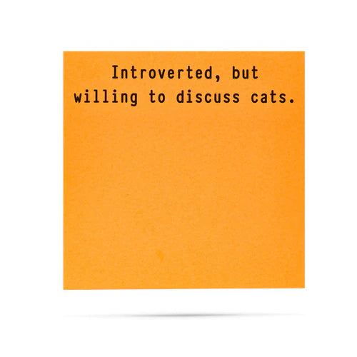 *Sticky Notes - Introverted