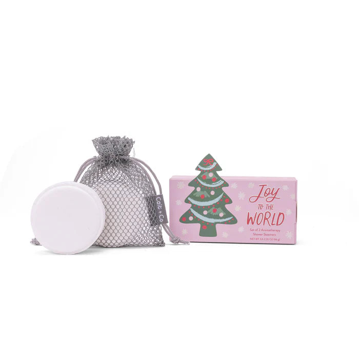 *Shower Steamer Gift Set - Christmas Tree Joy to the World