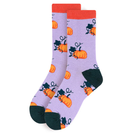 *Women's Pumpkin Novelty Socks