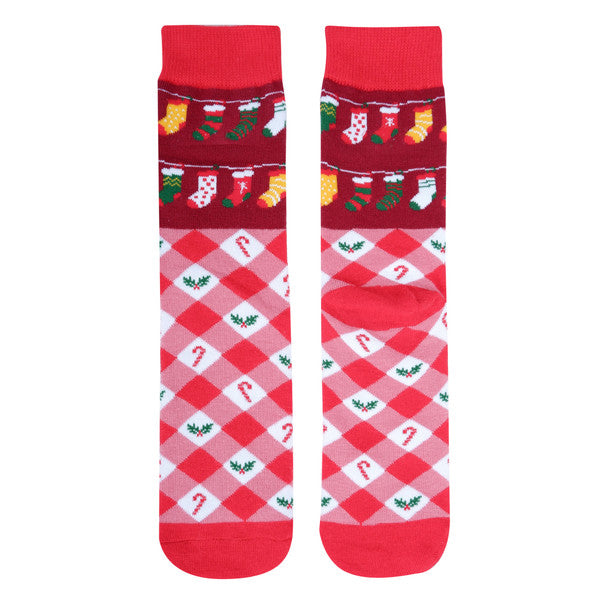 *Women's Christmas Candy Cane Novelty Socks