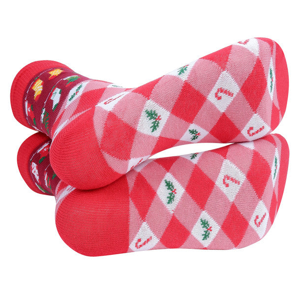 *Women's Christmas Candy Cane Novelty Socks