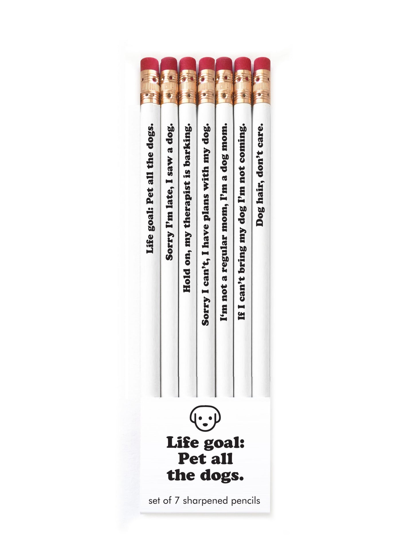 *Pencil Set – Life Goal: Pet All The Dogs
