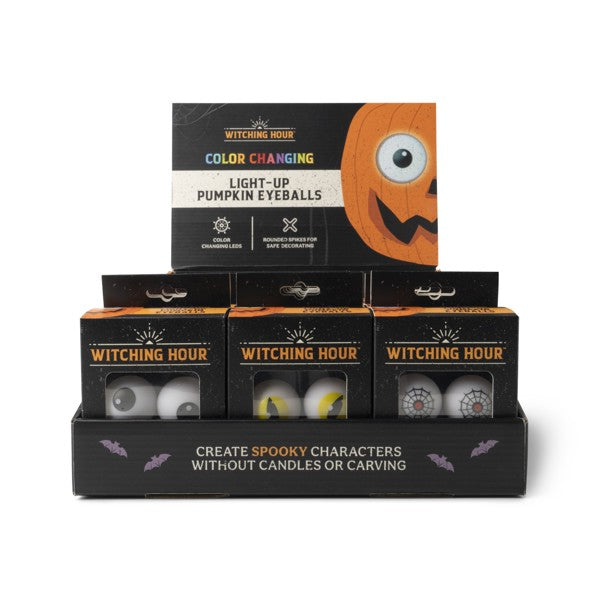 *Halloween Light-Up Pumpkin Eyeballs