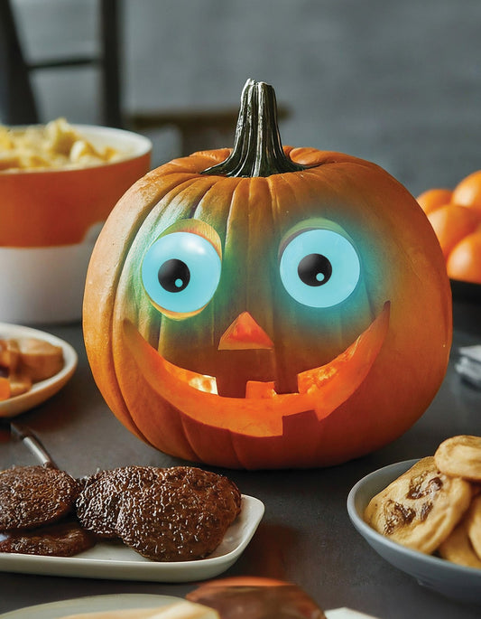 *Halloween Light-Up Pumpkin Eyeballs