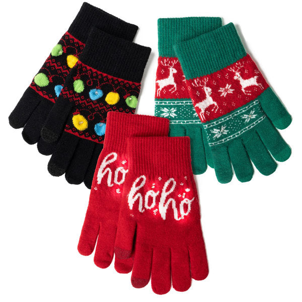 *Gloves - Lotsa LITES Light-Up Holiday Gloves