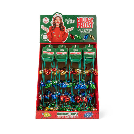 *Necklace - Lotsa LITES! Holiday Frost Bulb Necklace