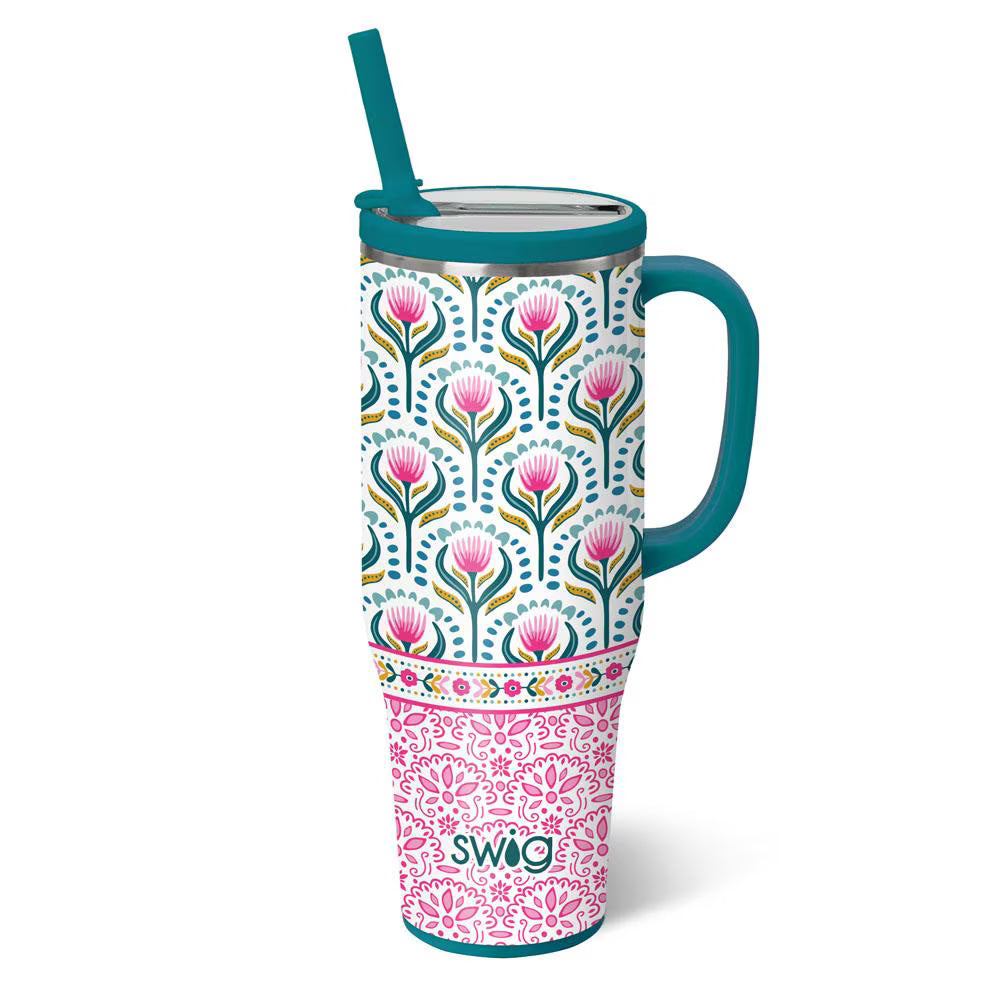 *SWIG Mega Mug 40oz - Lotus Bloom