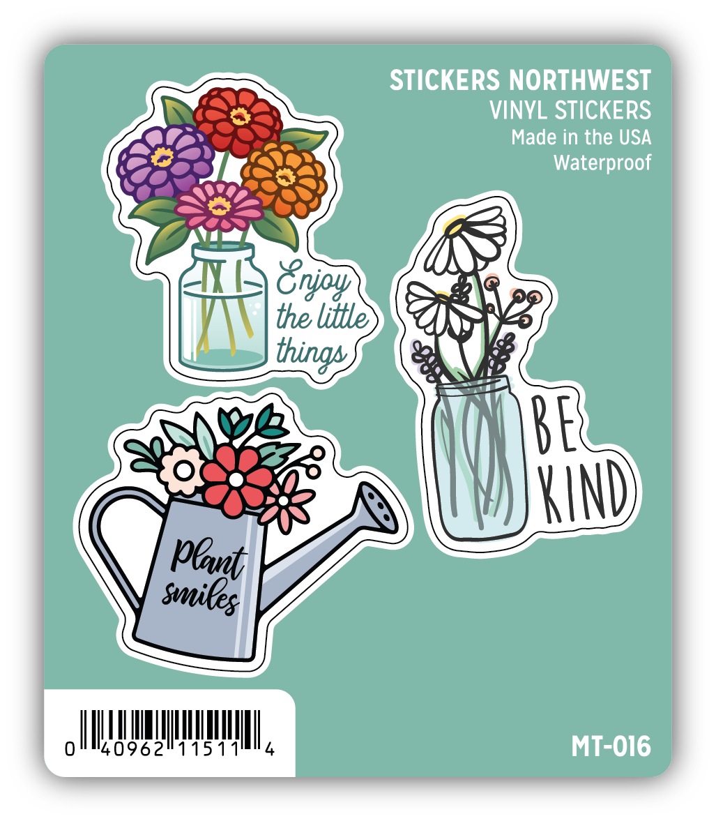 *Sticker Mini Trio - Floral Encouragement