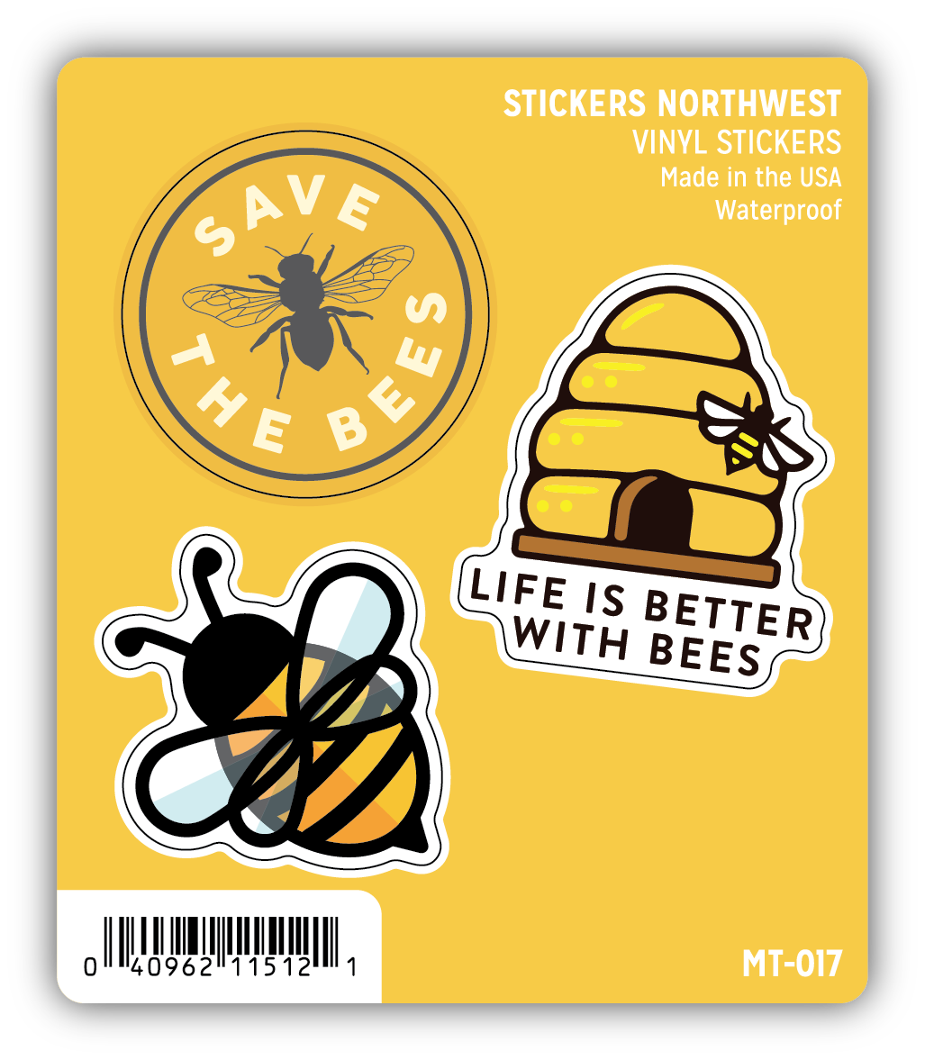 *Sticker Mini Trio - Honeybee