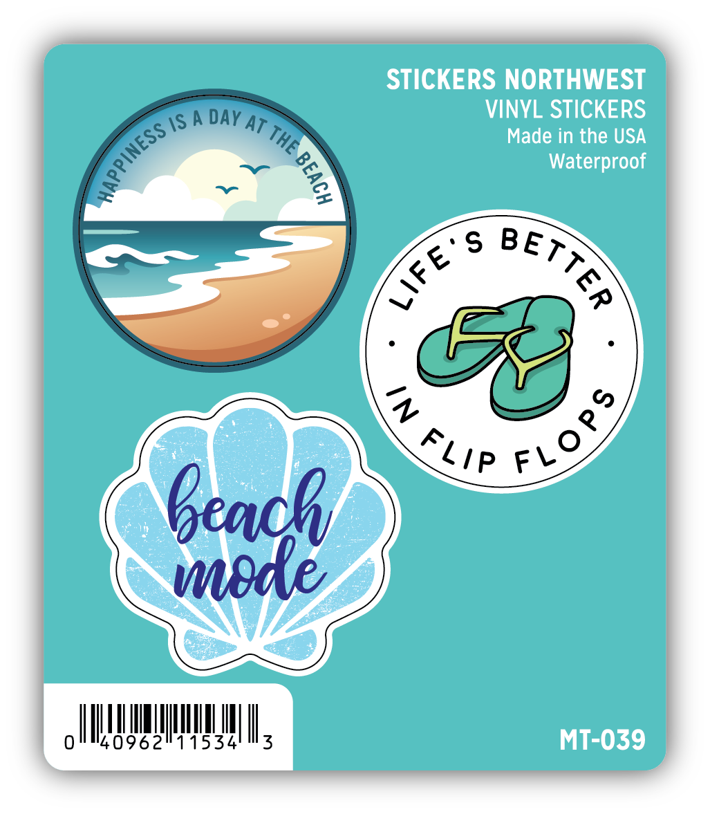 *Sticker - Mini Trio - Beach Mode