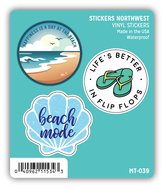 *Sticker - Mini Trio - Beach Mode