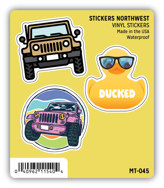 *Sticker Mini Trio - Jeep Lover