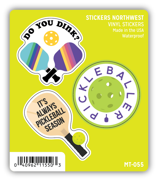 *Sticker Mini Trio - Pickleball