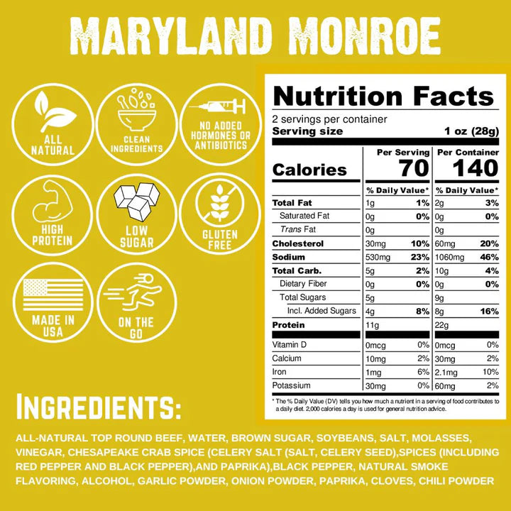 *BEEF JERKY - MARYLAND MONROE