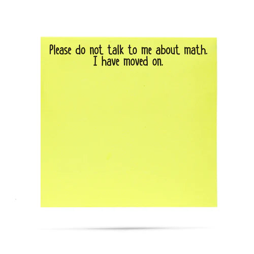 *Sticky Notes - Math